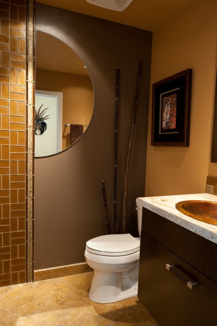 Дизайн интерьера туалетной комнаты в современном стиле