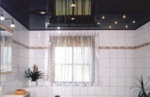 навесные потолки в ванной